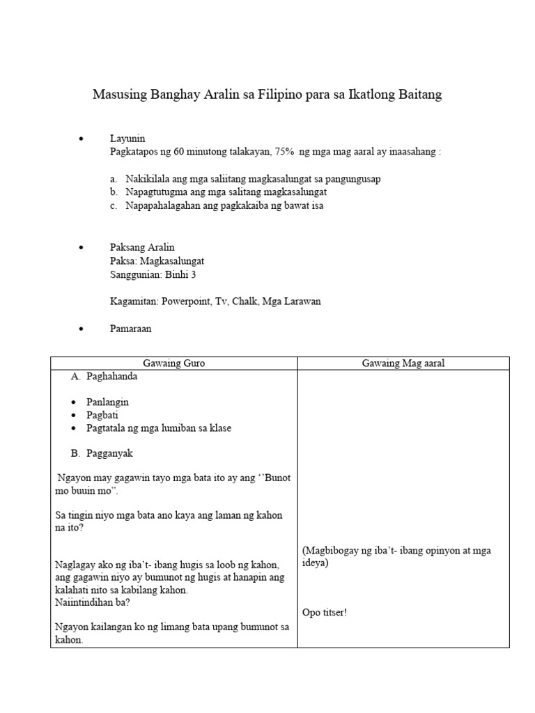 Lesson Plan AP | PDF
