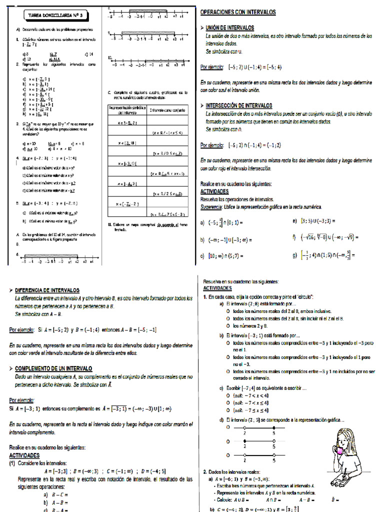 Operaciones Con Intervalos Pdf