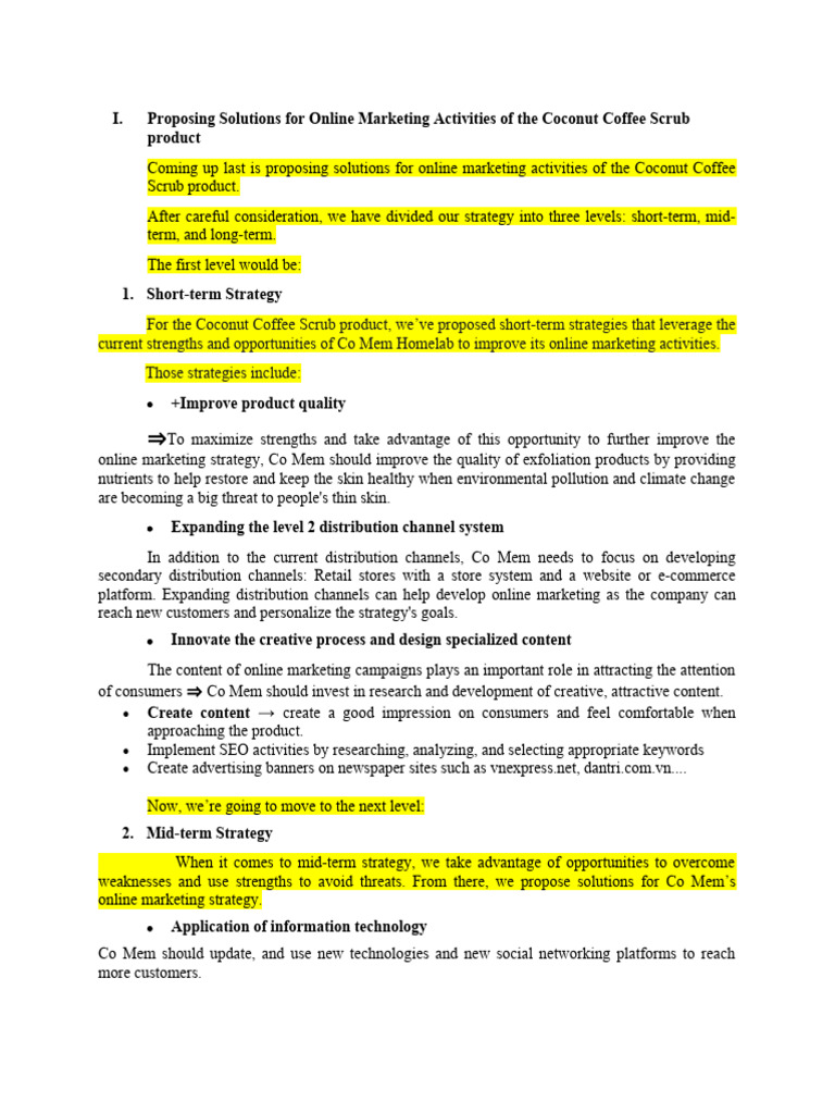 proposing-solutions-for-online-marketing-activities-of-the-coconut