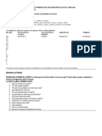 2023 Examen para Alumnos de 3ro Que Adeudan Practicas Del Lenguaje de Segundo, Profesor Rodrigo Ramos