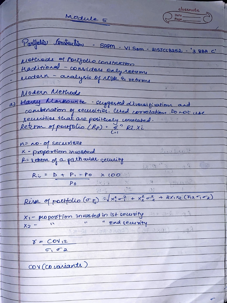 Sapm Mod 5 Notes | PDF