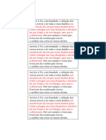 Alteração Oração Eucaristica I Missa Ceia Do Senhor