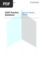 Cuet General Mental Ability 835097a7