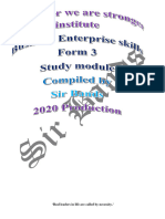 Business Enterprise Skills Form 3 Study module (2)