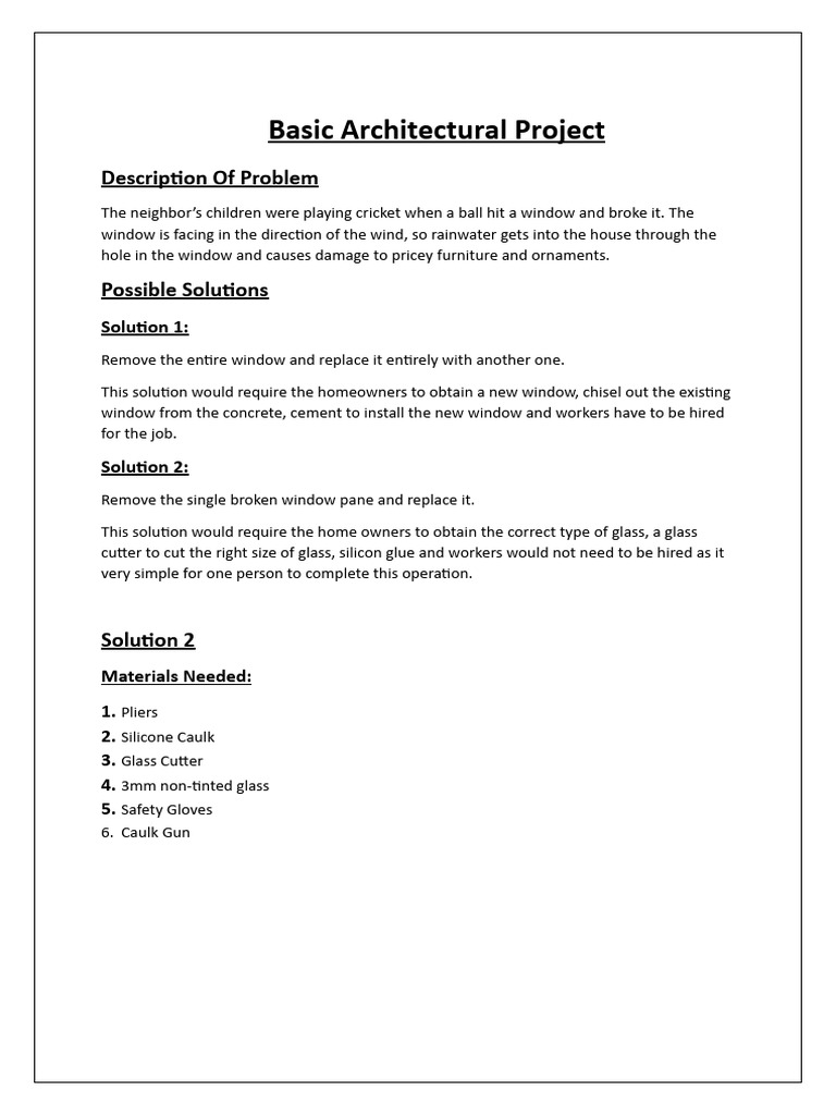 DIY Window Repair Guide | PDF