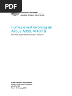 Fume Event Involving A330