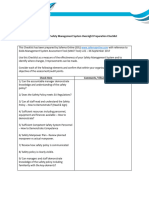 EASA Compliant Safety Management System Oversight Preparation Checklist - V1