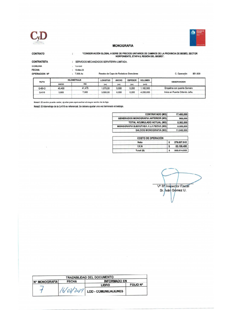 Monografia Recebo Ruta Q-618 | PDF