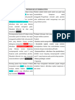 Soal Infeksi Kulit Dermatitis