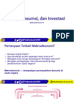 GDP, Konsumsi, Dan Investasi