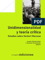 Sánchez Marín, Leandro & David Giraldo, J. Sebastian (Eds.) - (2024) - Unidimensionalidad y Teoría Crítica. Estudios Sobre Herbert Marcuse
