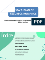 Ud 7. Plan de Recursos Humanos