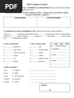 Project 5 Unit 4 Sample Test | PDF