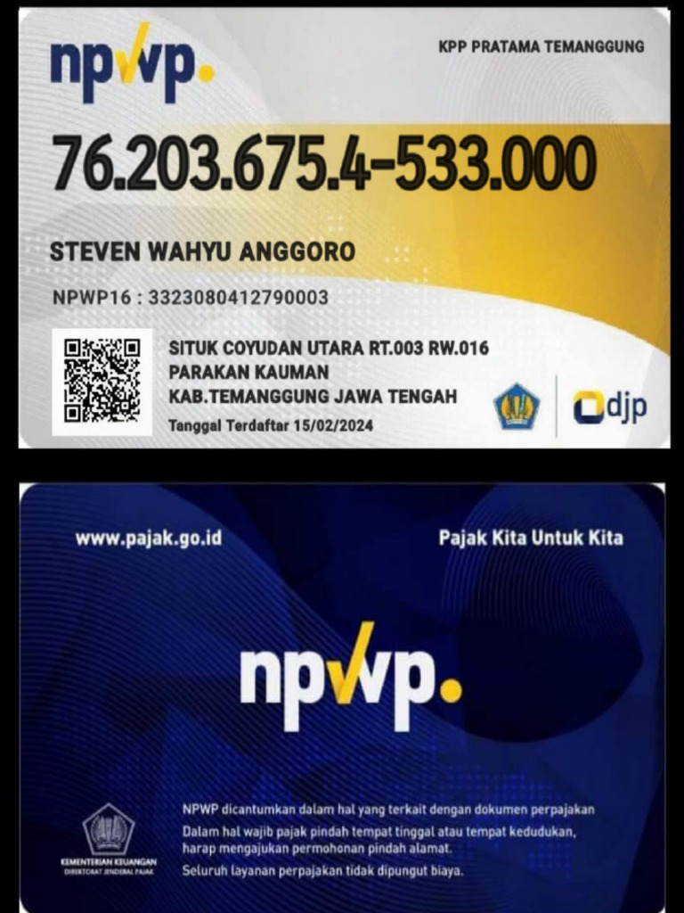 Dokumen NPWP | PDF
