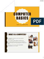 Computer Basics - What is a Computer - PowerPoint