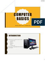 Computer Basics - Basic Parts of A Computer - PowerPoint