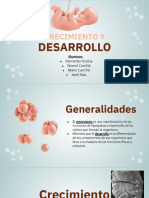 Crecimiento y Desarrollo