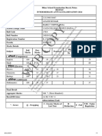 Anand CLASS 12TH Result