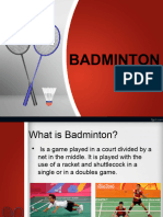Badminton Report
