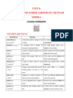 UNIT 8 - Lớp 8 ILSW