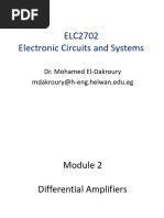 Lecture 3 - Differential Amplifier