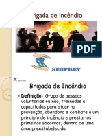 Apresentação Curso Brigada de Incêndio