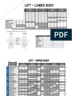 10 Rounds Tracking Sheet