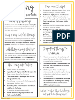 Fluency Handout With Website Links