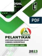 Proposal Pelantikan Hmi 2023-2024 (Cabang Gorontalo)