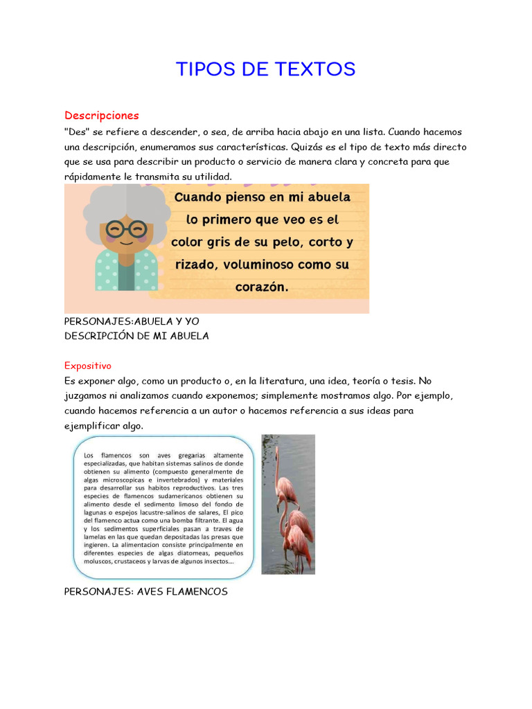 Tipos de Textos Semana 1 | PDF | Narrativa
