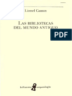 PDF Las Bibliotecas Del Mundo Antiguo Lionel Casson PDF Compress