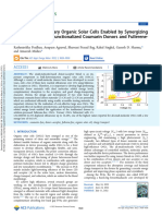 Pradhan Et Al 2022 High Efficiency Ternary Organic Solar Cells Enabled by Synergizing Dicyanomethylene Functionalized