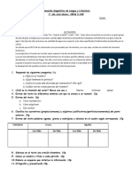 Evaluación Diagnóstico de Lengua y Literatura