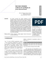 A Dualidade Das Cidades Inteligentes Melhoria Da Qualidade de Vida Ou Controle Informacional