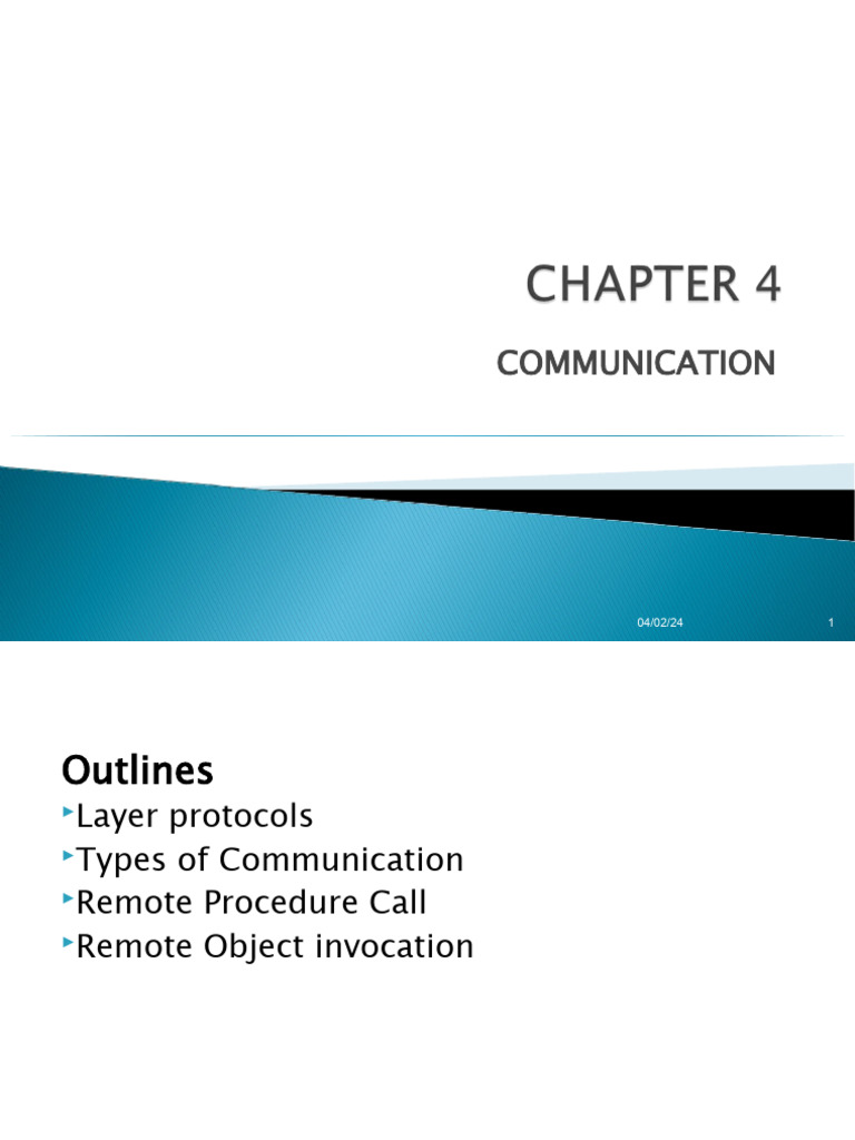 Communication in Distributed Systems | PDF | Telecommunications | Computing