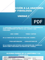 Introducción a La Anatomía y Fisiologia UNAAZ