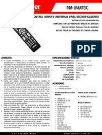 Códigos para Control Universal RCA | PDF | Electrónica de consumo ...