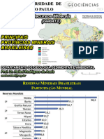 Aula 12 - Principais províncias minerais brasileiras