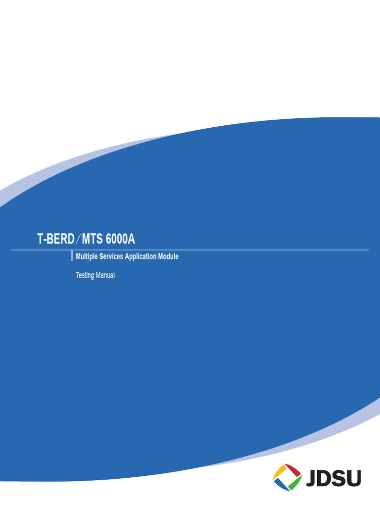 Manual Del Jdsu 6300 Pdf Internet Protocol Suite Port Computer