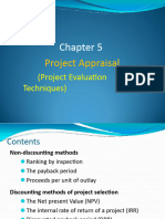 Chapter 5-Project Appraisal