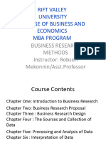 MBA 2 Business Research by Robson Methods All