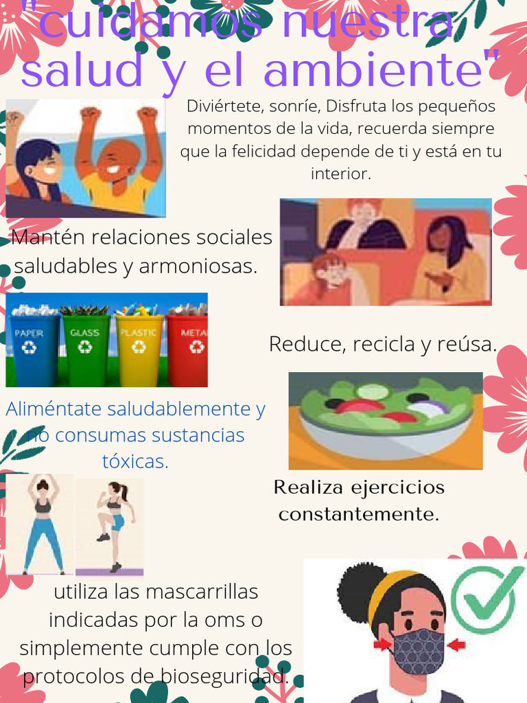 AFICHE DE LA SALUD EMOCINAL Y AMBIENTAL | PDF