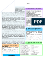 Grammar: A. Match The Parts of The Sentences