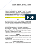 Contrato de Prestação de Serviços de Transporte e Entrega Terrestre de Medicamentos Farmaceuticos