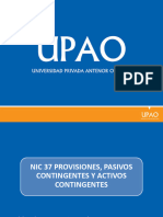 NIC 37 Provisiones, pasivos y activos contingentes