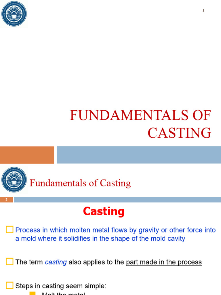 Foundry Casting Fundamentals Overview | PDF | Foundry | Industrial ...