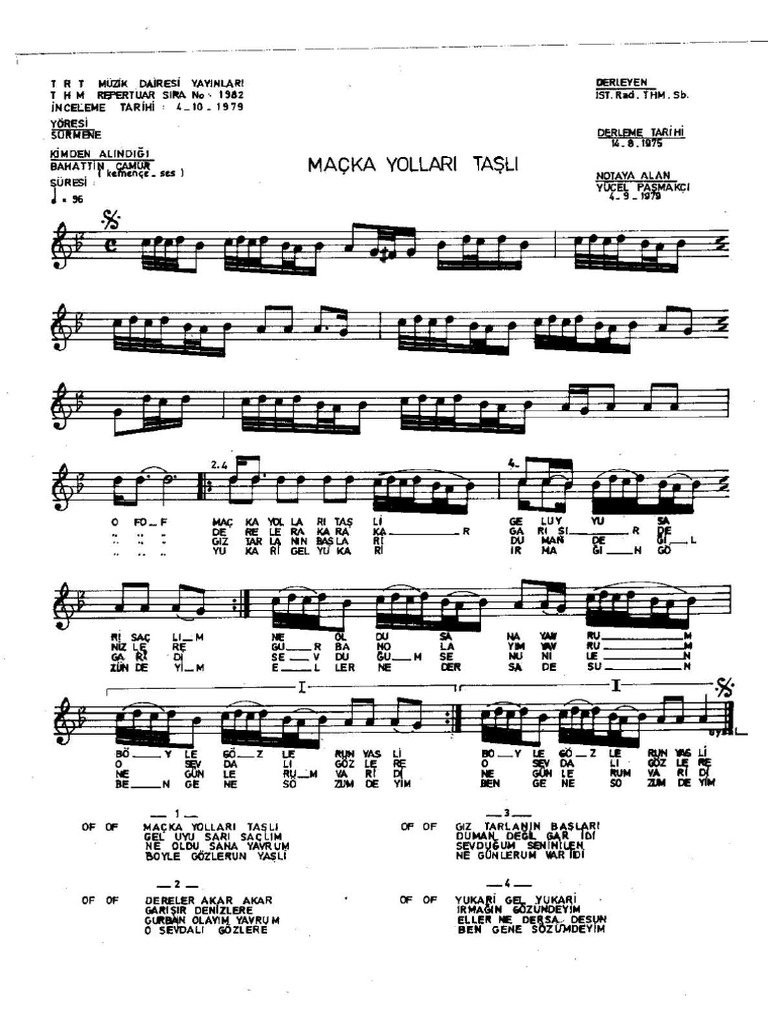 Macka yollari tasli pdf