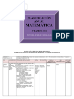 Planificacion Anual Matemática 3 Basico