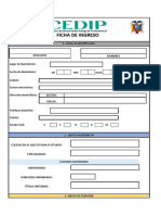 Ficha de Inscripción