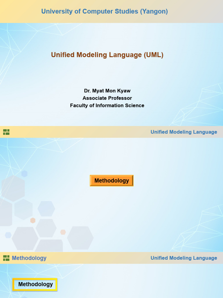 Chapter (1) Part II | PDF | Unified Modeling Language | Computer Science